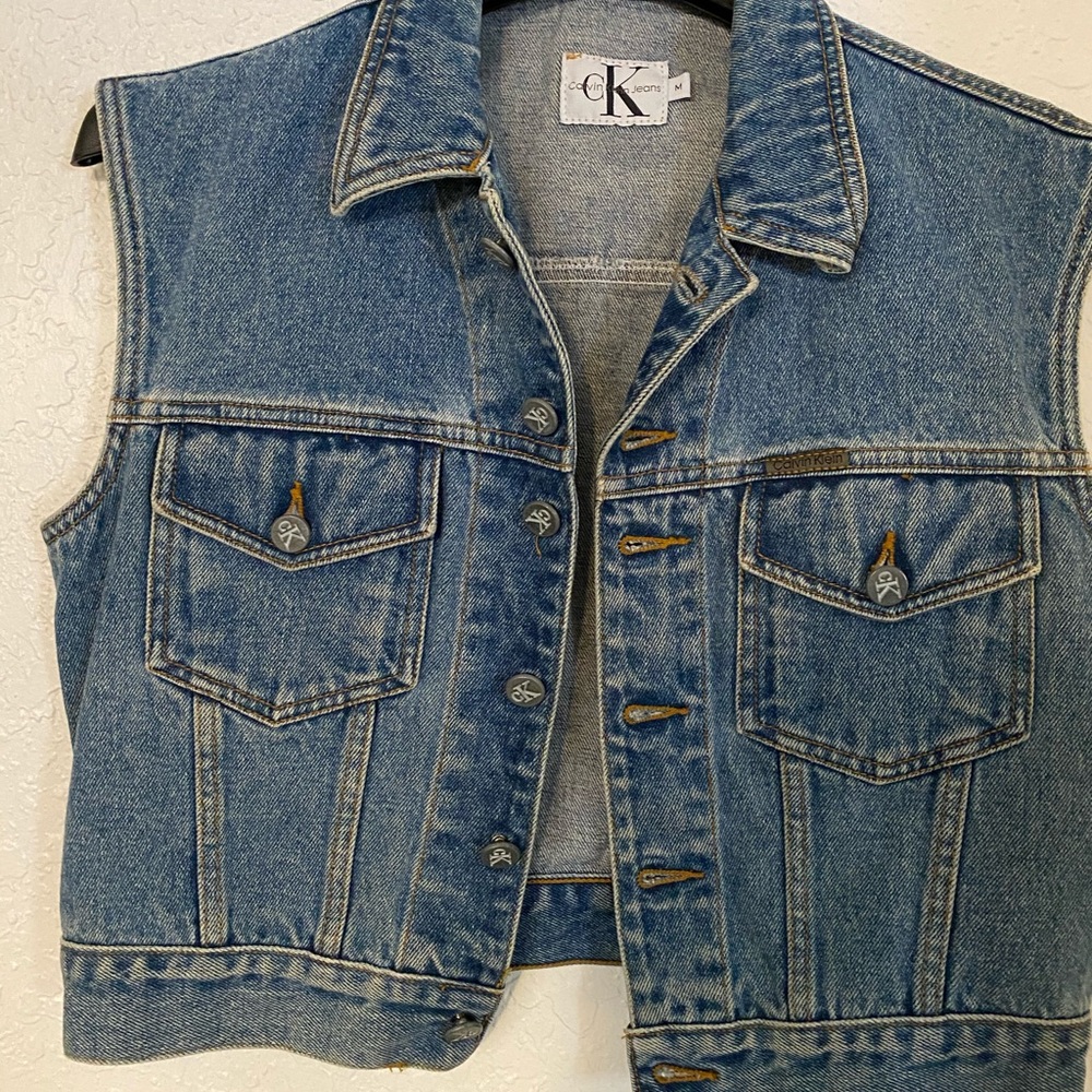Vintage Calvin Klein denim vest
